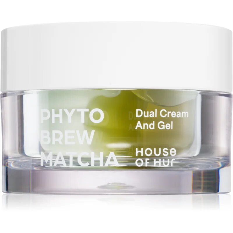 House of Hur Phyto Brew Matcha Dual Cream And Gel hidratáló és élénkítő arckrém duális 50 ml