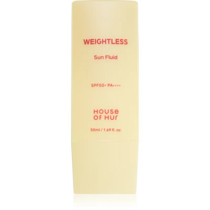House of Hur Weightless Sun Fluid gyengéd védő folyadék SPF 50+ 50 ml