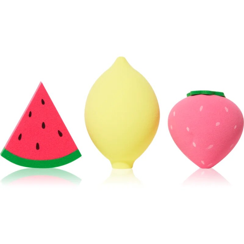 I Heart Revolution Fruit Punch Blending Sponge Trio applikátor szett a tökéletes küllemért