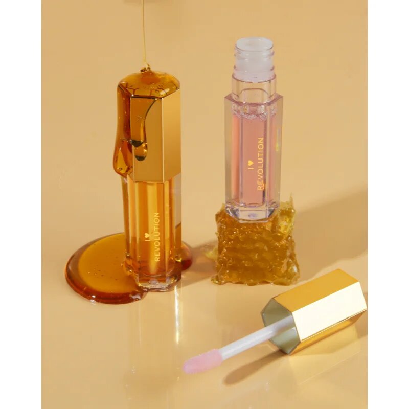 I Heart Revolution Honey Bear tonizáló olaj az ajkakra a hidratálásért és a fényért árnyalat Rose 4 ml