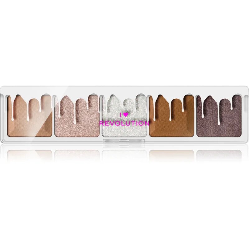 I Heart Revolution Mini Chocolate Palette szemhéjfesték paletta árnyalat White Vanilla Cream 55 g