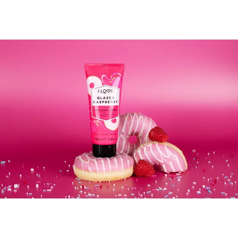 I Love Glazed Raspberry kézkrém 100 ml