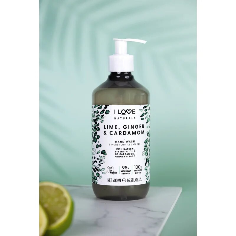 I Love Naturals Lime Ginger & Cardamom folyékony szappan 500 ml