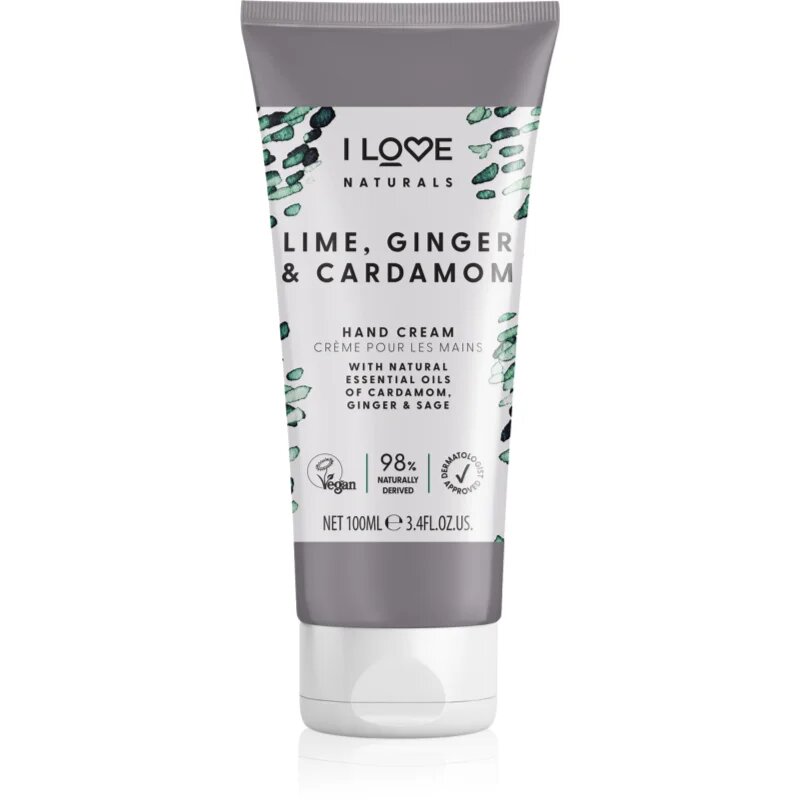 I Love Naturals Lime Ginger & Cardamom kézkrém 100 ml