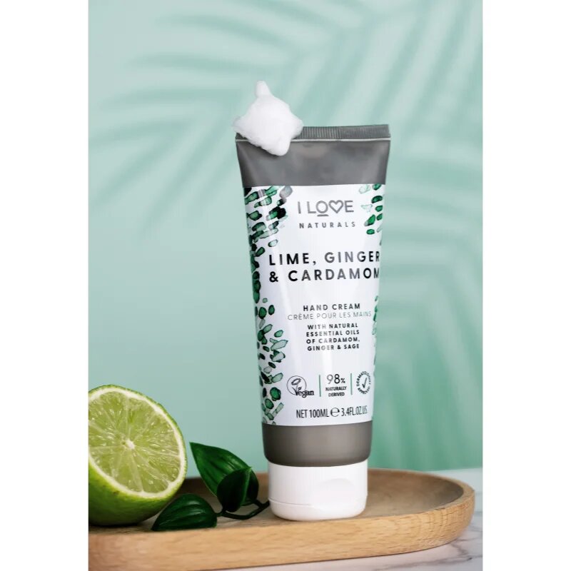 I Love Naturals Lime Ginger & Cardamom kézkrém 100 ml