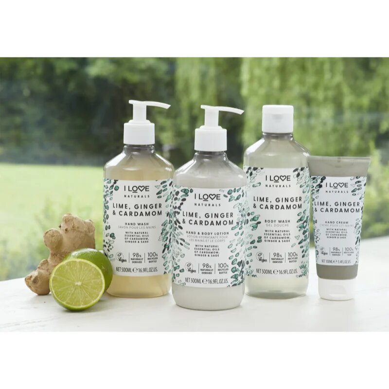 I Love Naturals Lime Ginger & Cardamom kézkrém 100 ml