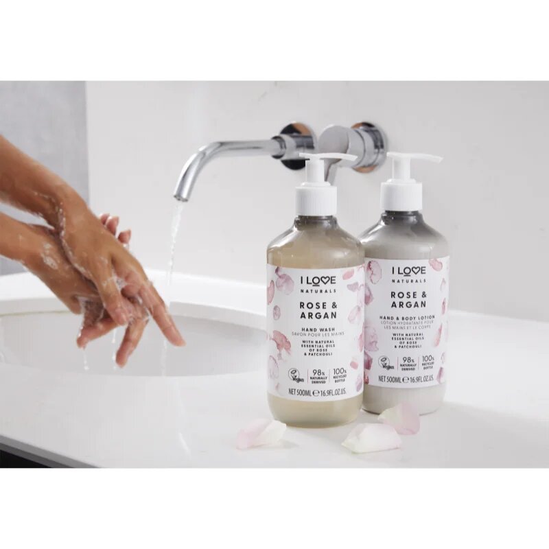 I Love Naturals Rose & Argan folyékony szappan 500 ml