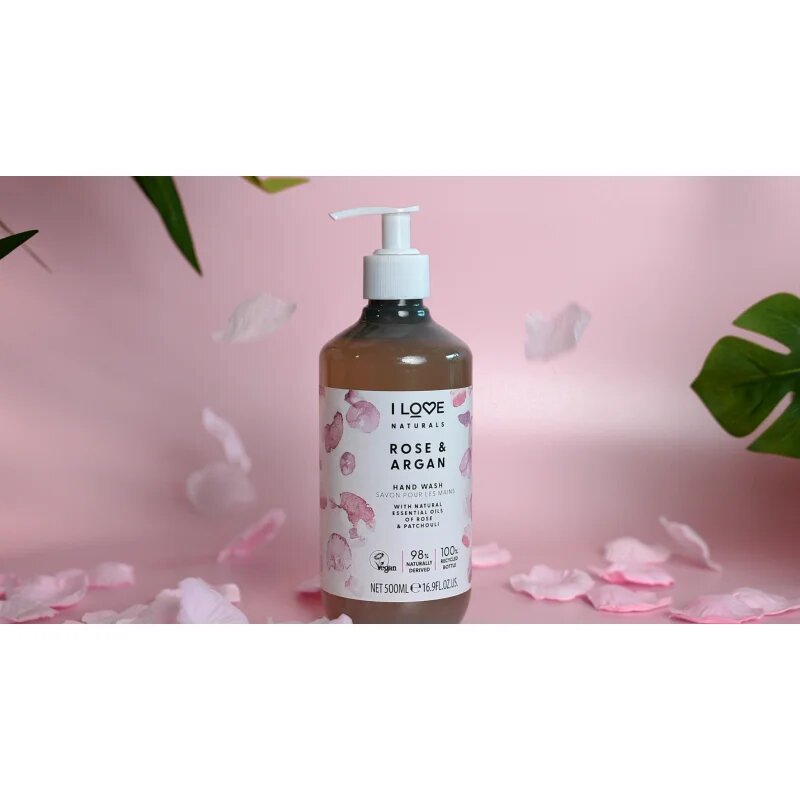 I Love Naturals Rose & Argan folyékony szappan 500 ml