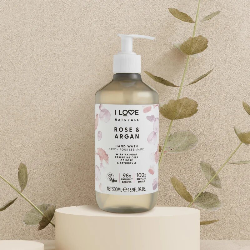 I Love Naturals Rose & Argan folyékony szappan 500 ml