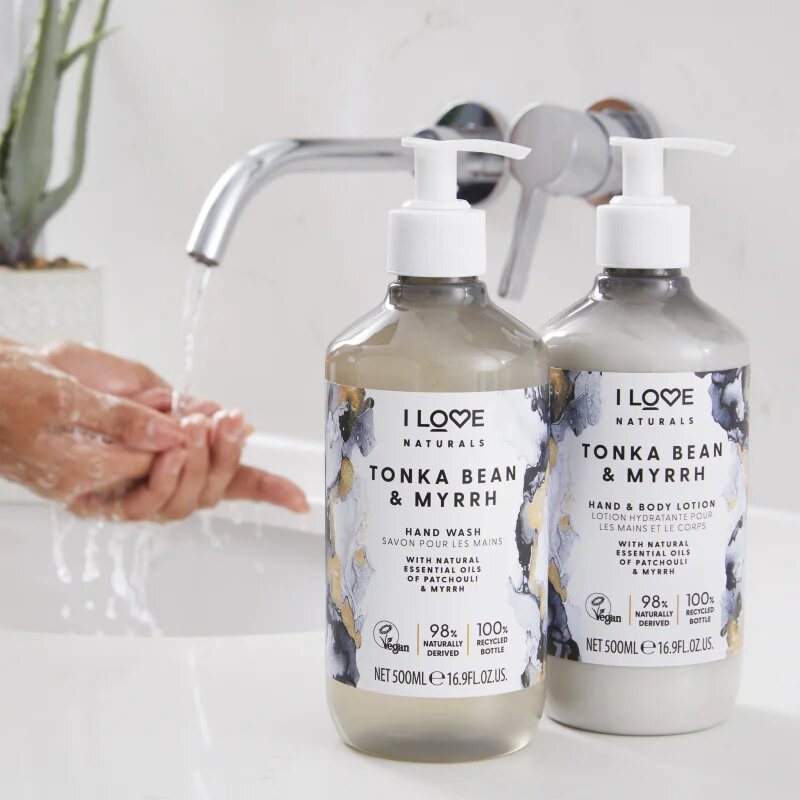 I Love Naturals Tonka Bean & Myrrh folyékony szappan 500 ml