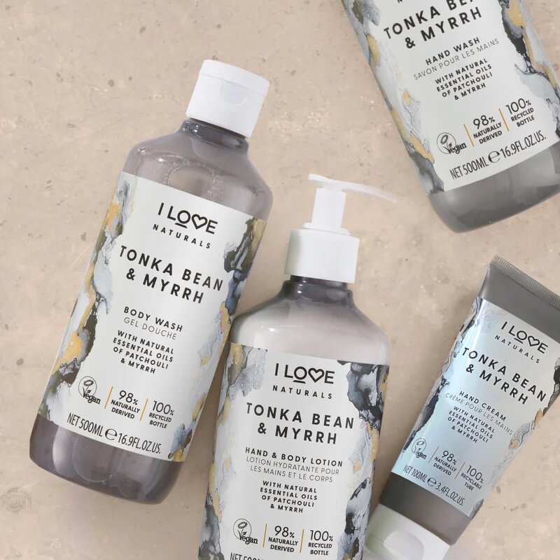 I Love Naturals Tonka Bean & Myrrh folyékony szappan 500 ml