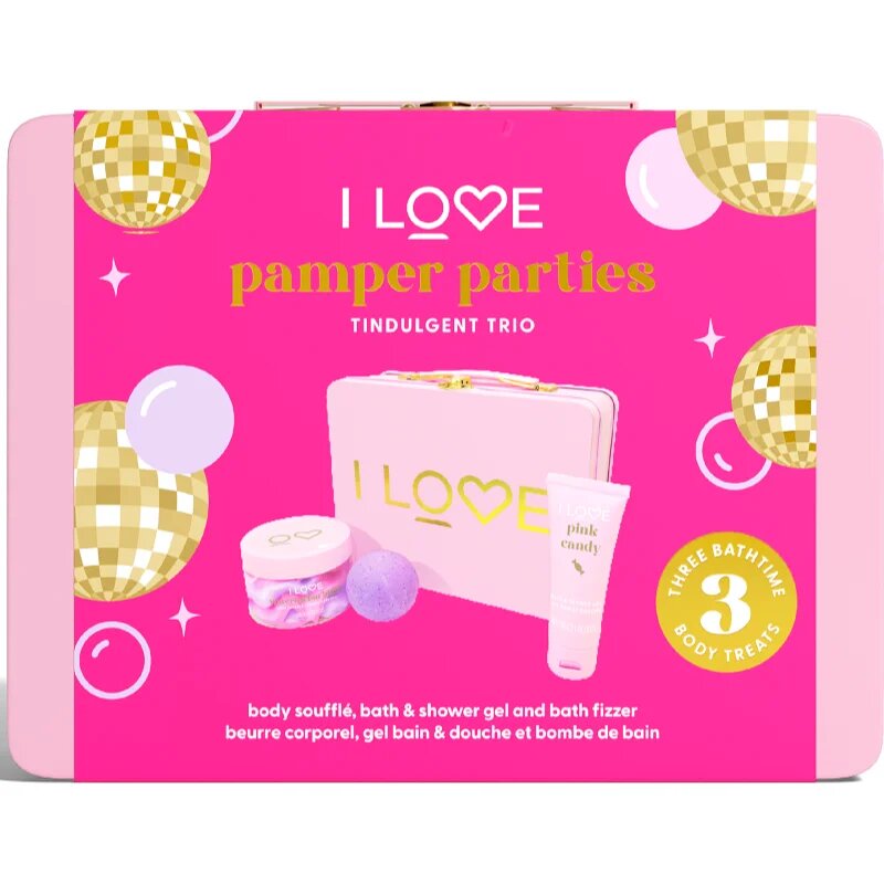 I Love Pamper Parties Tindulgent Trio ajándékszett dobozban