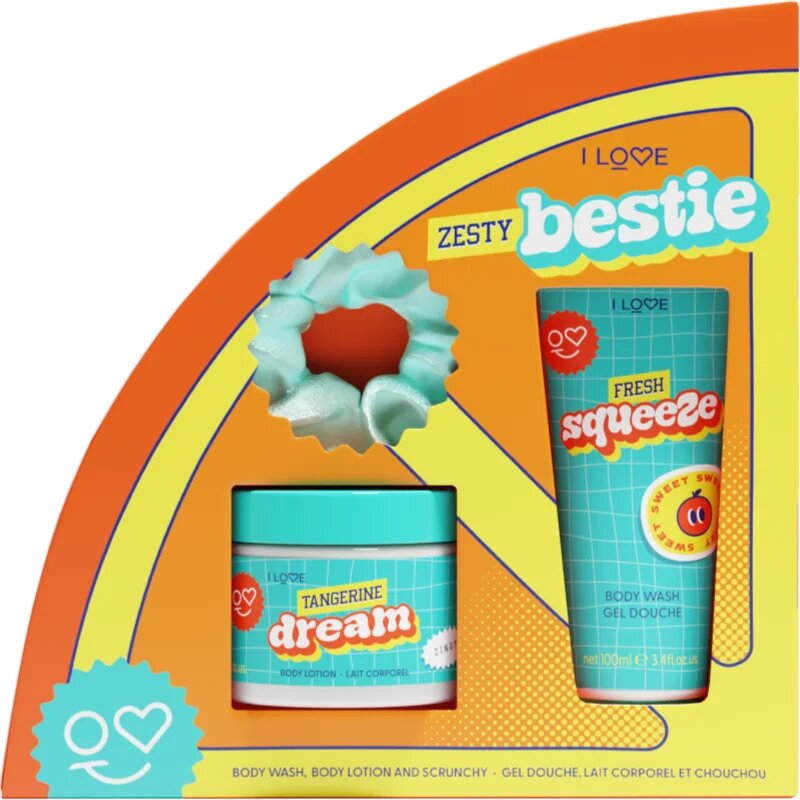 I Love Zesty Bestie ajándékszett illatok Zesty Orange