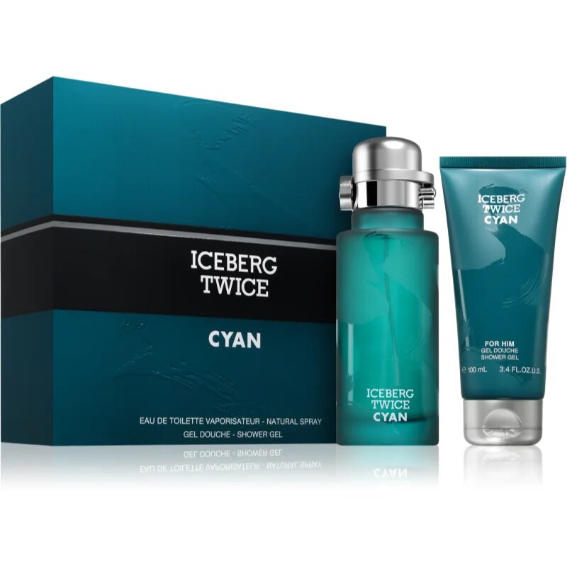 Iceberg Twice Cyan ajándékszett uraknak