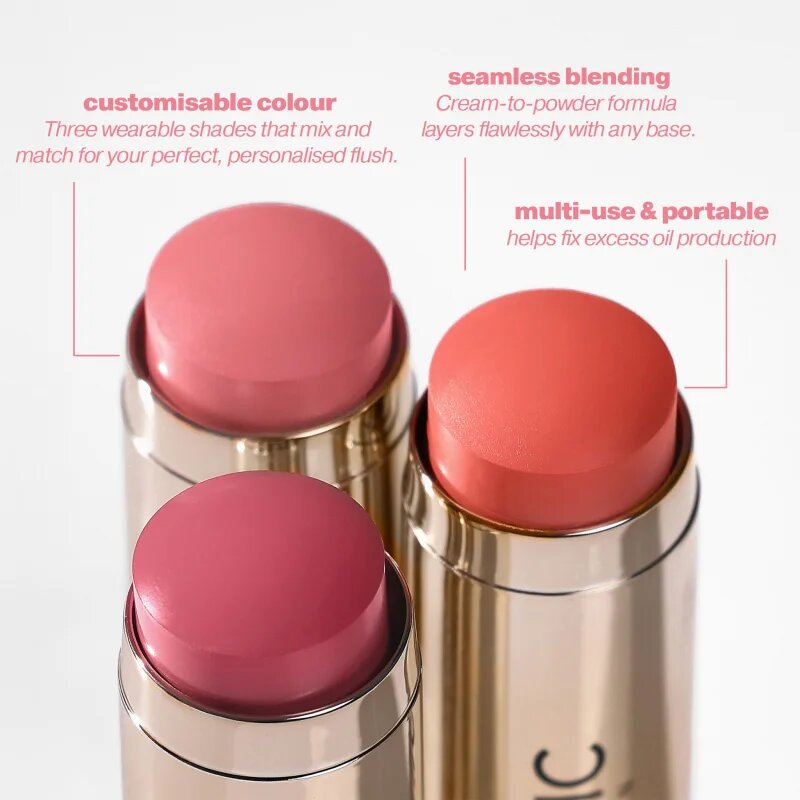 ICONIC London Blurring Blush Stick matt krémes arcpírositó árnyalat Daiquiri 6 db