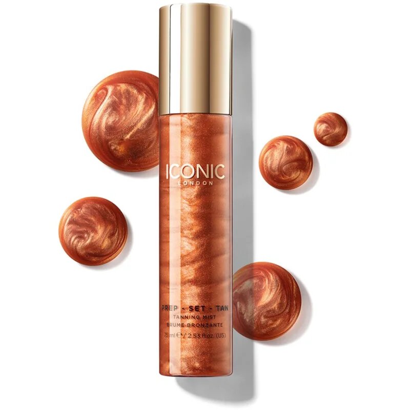 ICONIC London Prep-Set-Tan bronz permet árnyalat Glow 75 ml