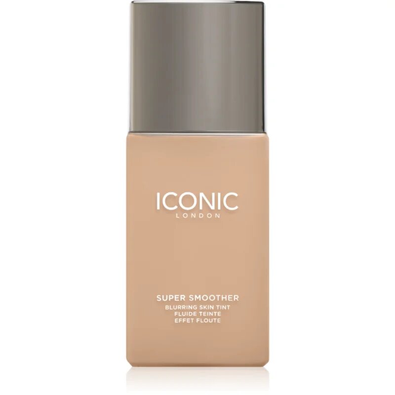 ICONIC London Super Smoother tartós matt alapozó árnyalat Golden Tan 30 ml