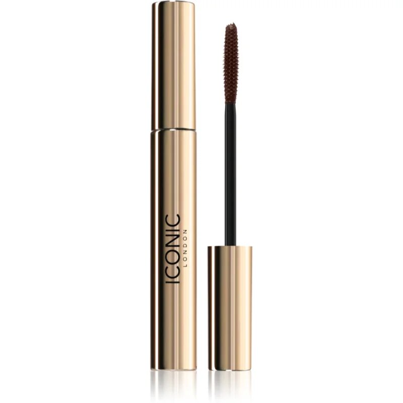 ICONIC London Triple Threat dúsító és hosszabbító szempillaspirál árnyalat Brown 9 ml