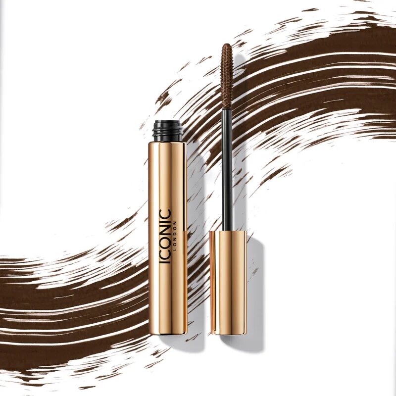 ICONIC London Triple Threat dúsító és hosszabbító szempillaspirál árnyalat Brown 9 ml
