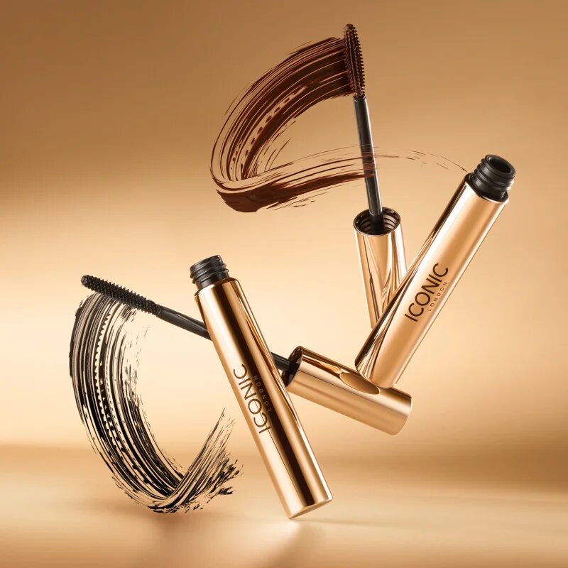 ICONIC London Triple Threat dúsító és hosszabbító szempillaspirál árnyalat Brown 9 ml