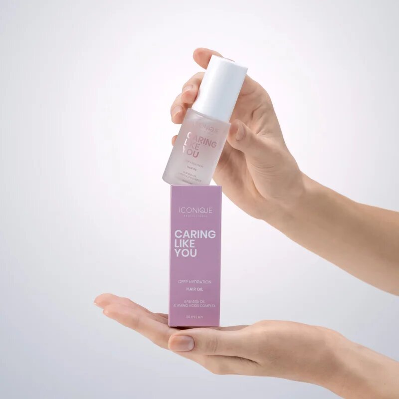 ICONIQUE Professional CARING LIKE YOU Deep Hydration hidratáló olaj száraz és sérült hajra 30 ml