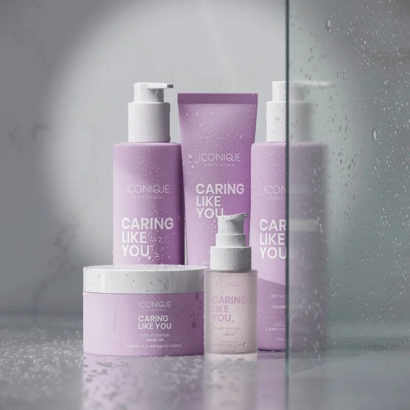 ICONIQUE Professional CARING LIKE YOU Deep Hydration mélyhidratáló maszk száraz és sérült hajra 200 ml