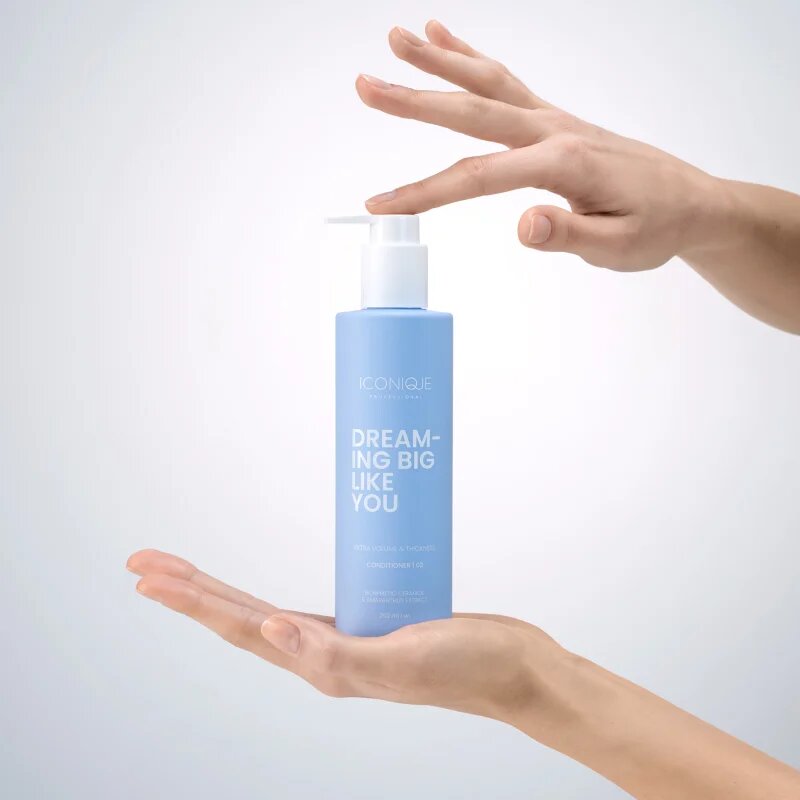 ICONIQUE Professional DREAMING BIG LIKE YOU Volume & Thickness kondicionáló dúsabb hatásért gyenge hajra 250 ml