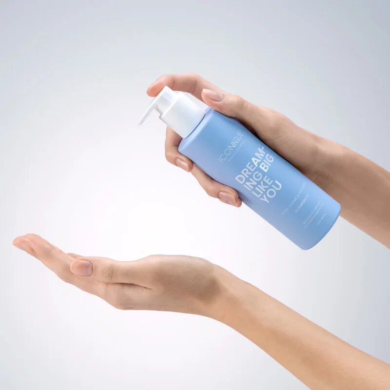 ICONIQUE Professional DREAMING BIG LIKE YOU Volume & Thickness sampon dúsabb hatásért gyenge hajra 250 ml