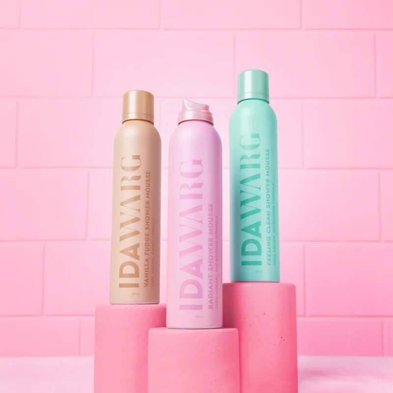 IDA WARG Beauty Moisture Vanilla Fudge tusoló hab hidratáló hatással 200 ml