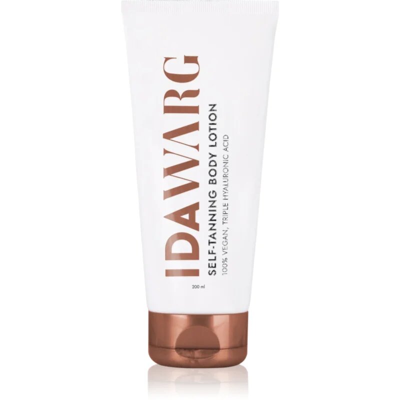 IDA WARG Beauty Self-Tanning Body Lotion önbarnító testápoló tej parfümmentes 200 ml