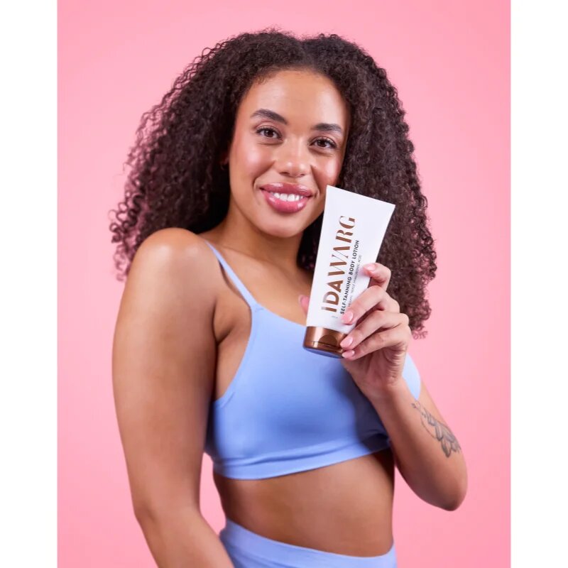 IDA WARG Beauty Self-Tanning Body Lotion önbarnító testápoló tej parfümmentes 200 ml