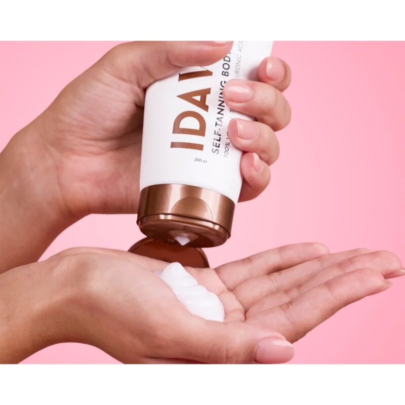 IDA WARG Beauty Self-Tanning Body Lotion önbarnító testápoló tej parfümmentes 200 ml