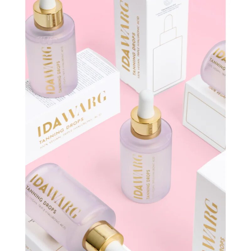 IDA WARG Beauty Self-Tanning Drops önbarnító cseppek az arcra 45 ml