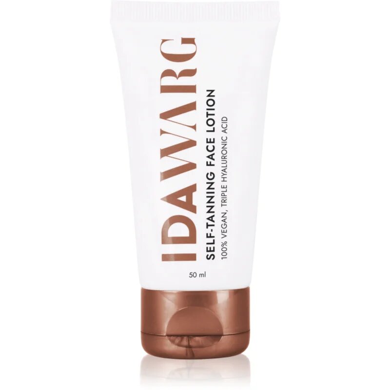 IDA WARG Beauty Self-Tanning Face Lotion önbarnító tej az arcra parfümmentes 50 ml