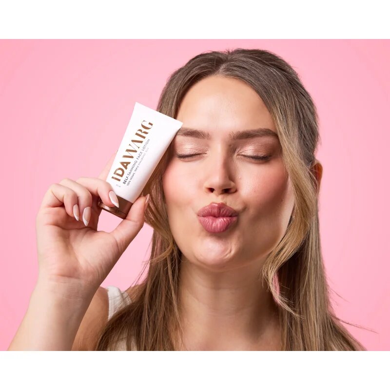 IDA WARG Beauty Self-Tanning Face Lotion önbarnító tej az arcra parfümmentes 50 ml