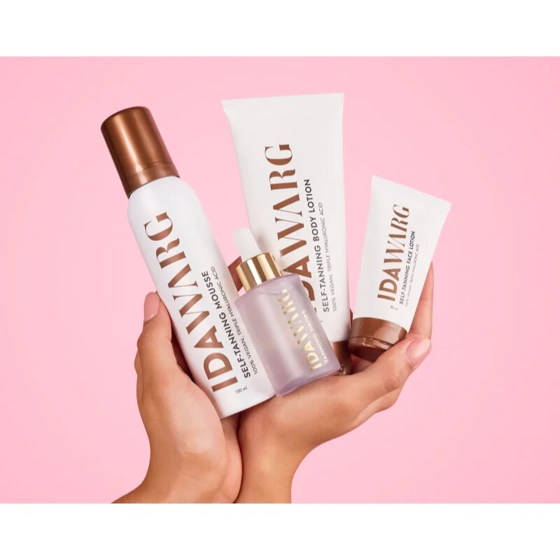 IDA WARG Beauty Self-Tanning Face Lotion önbarnító tej az arcra parfümmentes 50 ml