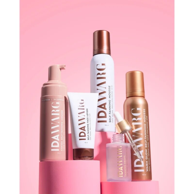 IDA WARG Beauty Self-Tanning Face Lotion önbarnító tej az arcra parfümmentes 50 ml