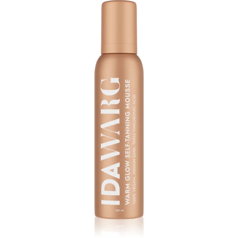 IDA WARG Beauty Self-Tanning Mousse Warm Glow önbarnító hab 150 ml