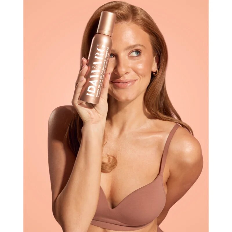 IDA WARG Beauty Self-Tanning Mousse Warm Glow önbarnító hab 150 ml
