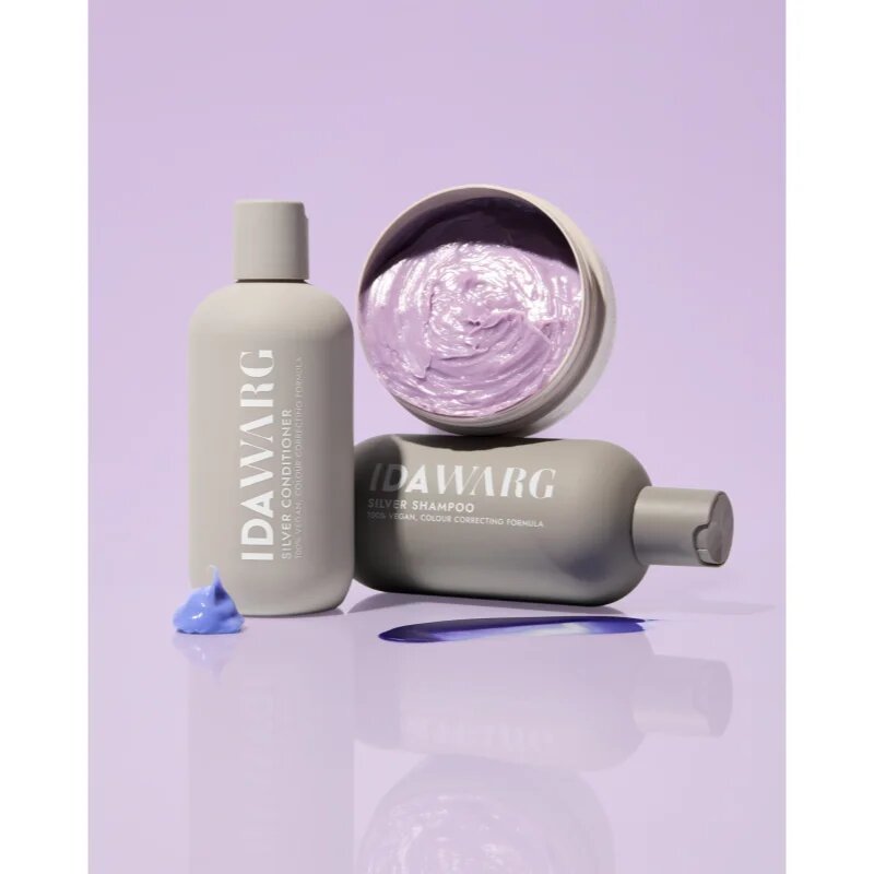 IDA WARG Beauty Silver Conditioner lila kondicionáló semlegesíti a sárgás tónusokat 250 ml