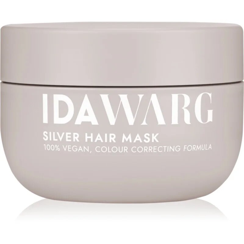 IDA WARG Beauty Silver Hair Mask ápoló maszk semlegesíti a sárgás tónusokat 300 ml