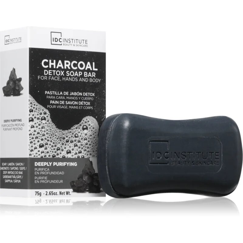 IDC INSTITUTE Black Carbon Soap fekete szappan 75 g