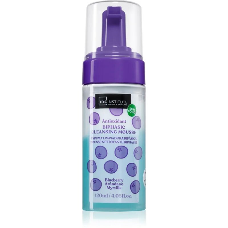 IDC INSTITUTE Blueberry tisztító hab az arcra 120 ml
