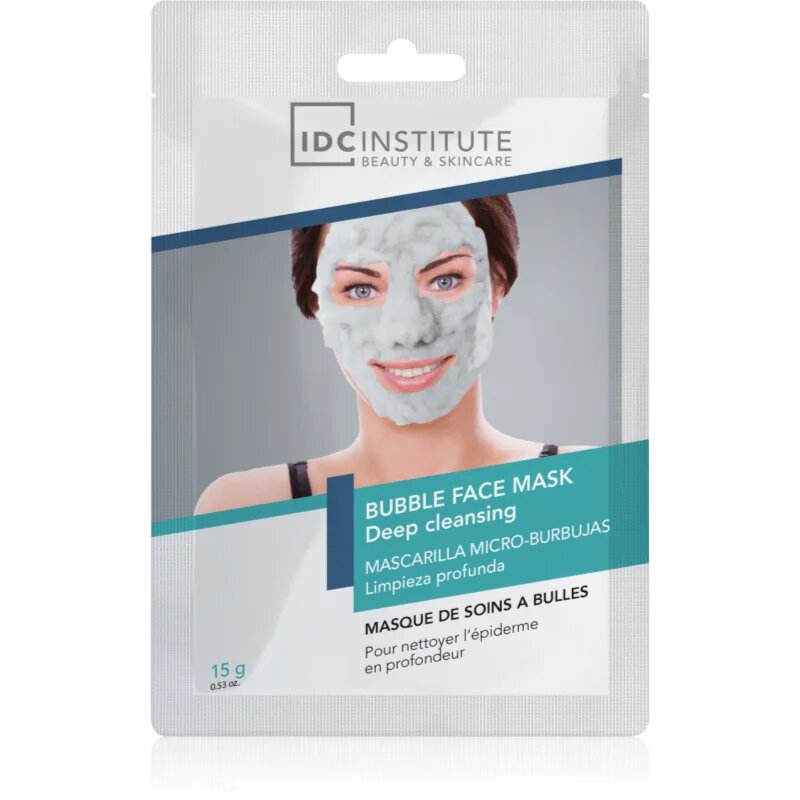 IDC INSTITUTE Bubble Face Mask tisztító maszk az arcra 15 g