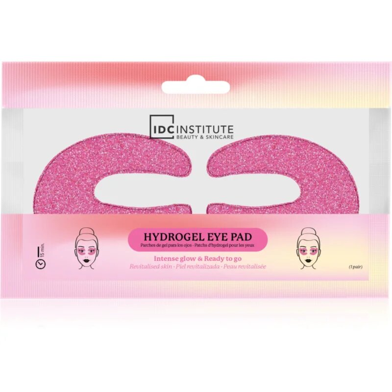 IDC INSTITUTE C Shaped Glitter Eye Pink szemmaszk 1 db