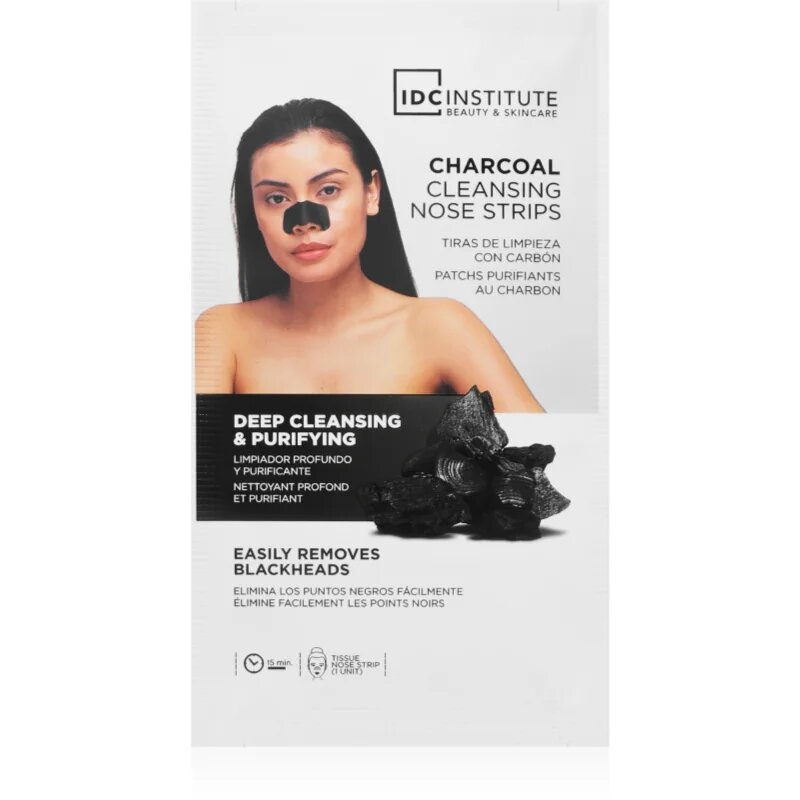 IDC INSTITUTE Charcoal maszk az orra 5 db