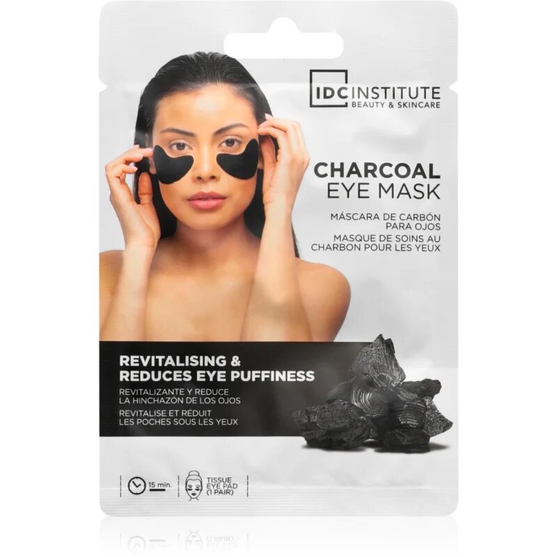 IDC INSTITUTE Charcoal regeneráló hidrogéles szem alatti párnácskák 8 g