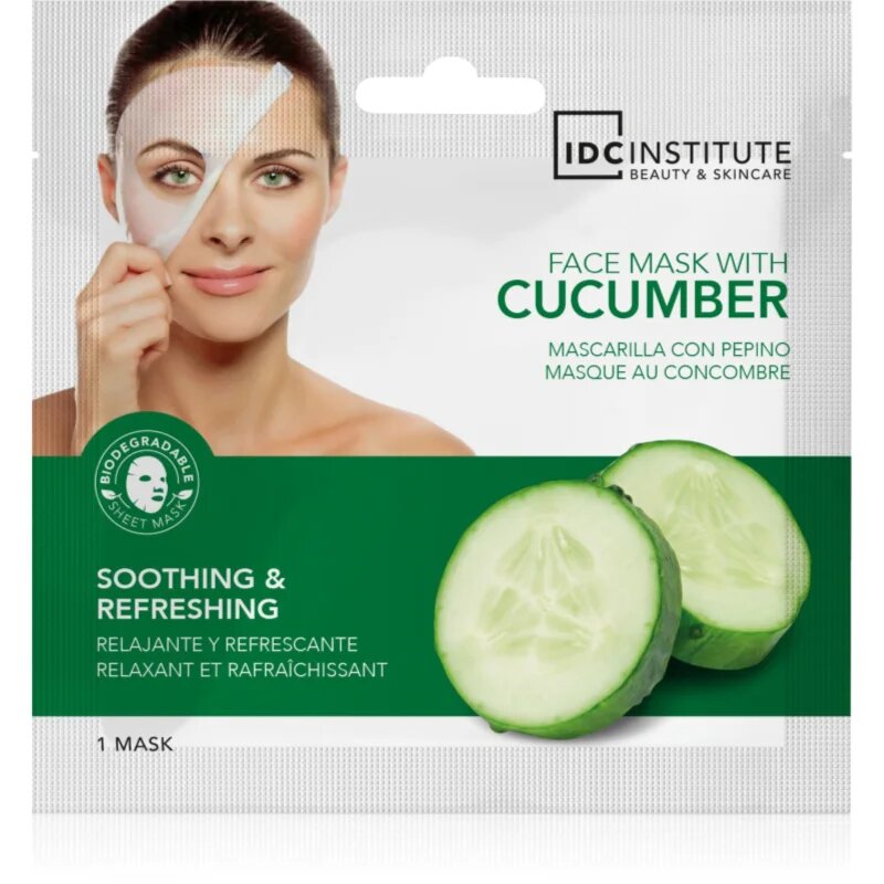 IDC INSTITUTE Cucumber maszk az arcra 22 g