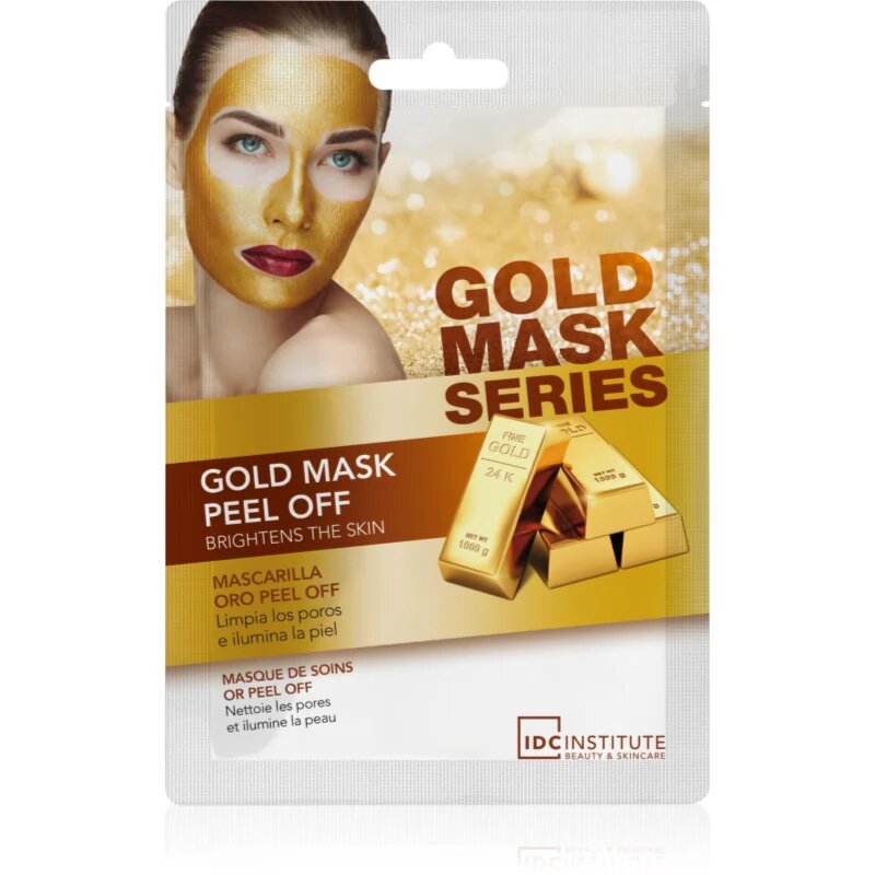 IDC INSTITUTE Gold Mask Peel Off lehúzható maszk aranytartalommal 15 g