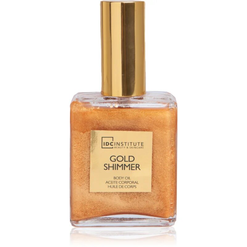IDC INSTITUTE Gold Shimmer száraz bronzosító testolaj 50 ml